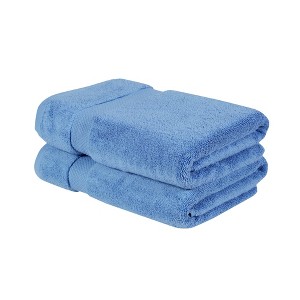 Splash Ultra-Soft Zero Twist 100% Ring Spun Cotton Bath Towel Set - Reversible, 550 GSM, Breathable, Lightweight, Highly Absorbent Towels for Bathroom - 1 of 4