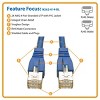 Tripp Lite 14FT Augmented Cat6 Shielded STP Patch Cable Blue N262014BL - 2 of 4
