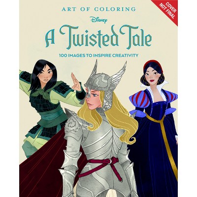 Art Of Coloring: A Twisted Tale - By Disney Books (paperback) : Target