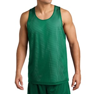 Mafoose Men's PosiCharge Reversible Mesh Moisture-Wicking Double-Layer Tank - 1 of 4