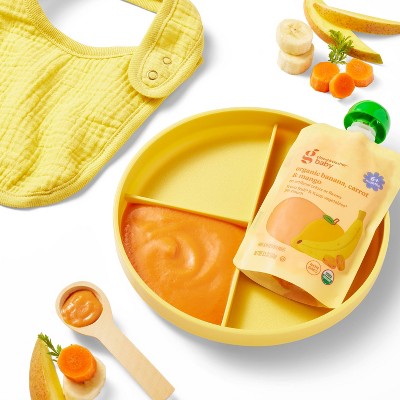 Organic Banana Carrot Mango Baby Food Pouch - 3.5oz - Good &#38; Gather&#8482;
