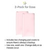 BreathableBaby Waterproof Cover, For 32" x 16" Changing Pad (2-Pack) - 3 of 4