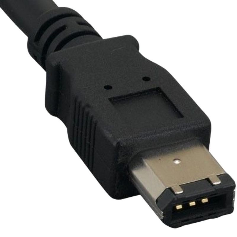 Sanoxy 15ft IEEE 1394a FireWire 400 6-pin to 6-pin, Black, 2 of 3