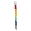 Crystal Lane DIY 4x6mm Opaque Rainbow Mix Glass Faceted Rondelle 7" Designer Double Bead Strand - 3 of 4