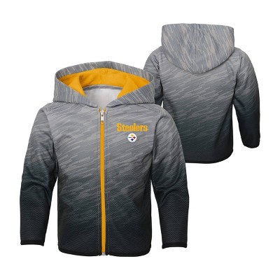 steelers full zip hoodie