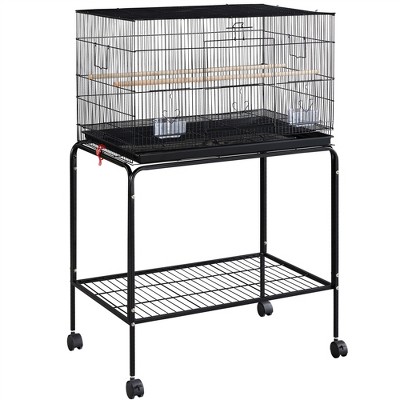 Yaheetech Metal Bird Cage with Rolling Stand for Small Birds Parrots Parakeets Conures