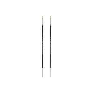 Creative Mark Pro Stroke Premium White Chungking Hog Bristle Artist Paint Brush - Bright - Natural Bristle Brush w/ Great Control Suitable for Oils, - 1 of 3