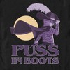 Men's Puss in Boots: The Last Wish Distressed Purple Puss in Boots T-Shirt - 2 of 4