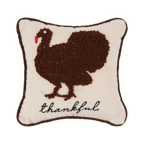 C&f Home Give Thanks Pumpkin Petite 8 X 8 Printed Pillow : Target