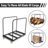 Folding Table Cart 1500 LBS, Heavy Duty Table Trolley with 5'' Swivel Wheels, for Garage, Home, Party Event Hotel Furniture 10 Table Capacity - 3 of 4