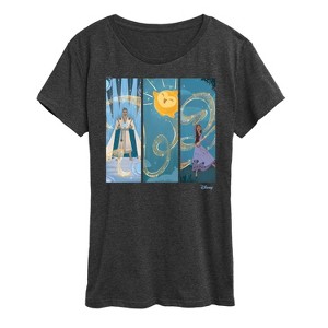 Women's - Disney - Character Panels King, Star, & Asha Short Sleeve Graphic T-Shirt - 1 of 4