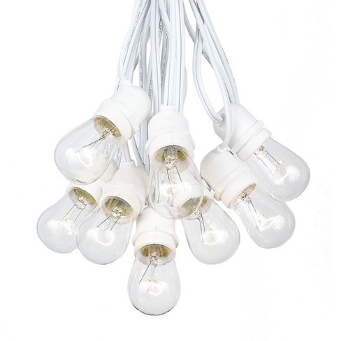 10ct Led Mini Indoor Outdoor Lantern String Lights Clear Bulbs With White  Wire - Threshold™ : Target