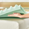 Mellow 5-Zone Aloe Vera Infusion Memory Foam 1.5" Mattress Topper - image 4 of 4