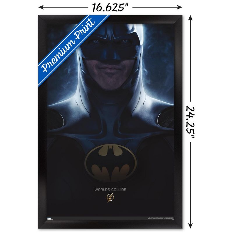 Trends International DC Comics Movie The Flash - Batman One Sheet Framed Wall Poster Prints, 3 of 7