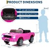 coucheta 24v 7AH 2-Seater Ride-on Car for Kids with Remote Control, Dual Safety Belts, 2-Speed Settings, LED Lights, and Built-in Music - 2 of 4