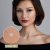 GILDED 1/2 CTTW Lab-Grown Diamond Solitaire Pendant, Sterling Silver, 18" Chain, Tarnish-Resistant, Ethical Jewelry, Gift-Ready for Women - 3 of 4