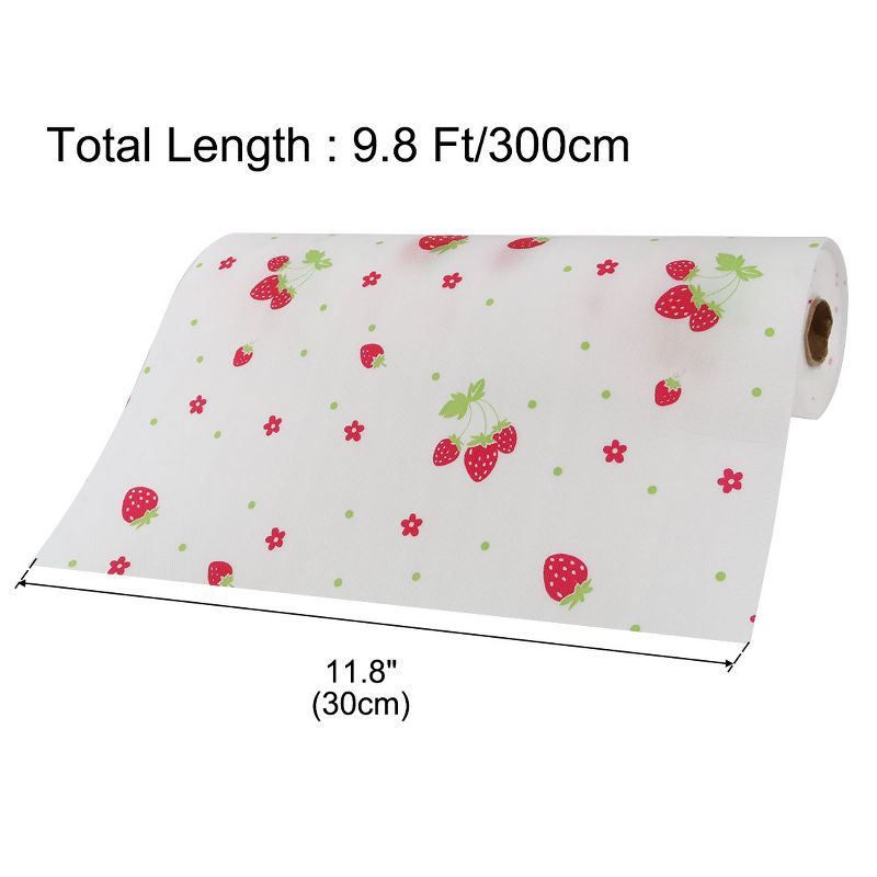 Unique Bargains Kitchen Strawberry Pattern Cabinet Table Mat Drawer Liner Wardrobe Shelf Pad Cupboard Protector, 5 of 8