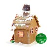 7.5 Inch Led Gingerbread House Peppermint Taffy Icing Village Buildings - 3 of 3