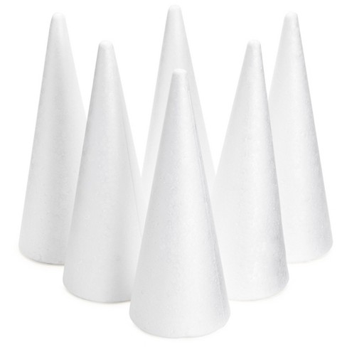 Bright Creations 6 Pack Foam Cones - Arts And Crafts Supplies, Diy