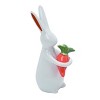 Transpac Ceramic 6.75 in. Easter Bunny Set of 2 - 3 of 4