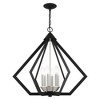 Livex Lighting Prism 6 - Light Chandelier in  Black - 2 of 4