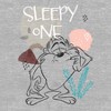 Looney Tunes Sleepy One Taz Youth Heather Gray Crew Neck Sweatshirt - image 2 of 2