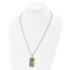 Black Bow Jewelry Men's Stainless Steel Camouflage Enameled Dog Tag Necklace, 24 Inch - 2 of 4
