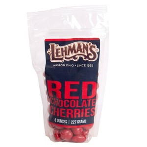 Lehman's Chocolate Candy Coated Fruits, Creamy Milk Chocolate and Dried Blueberries or Cherries, 8 oz Resealable Bag - 1 of 4