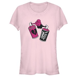 Juniors Womens Fortnite Spray Can Graffiti T-Shirt - 1 of 4