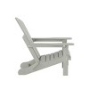 WestinTrends Malibu  HDPE Outdoor Folding Poly Adirondack Chair (Set of 8) - 4 of 4