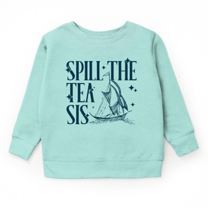 The Juniper Shop Spill The Tea Sis Boat Youth Sweatshirt - 1 of 4