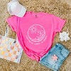 Simply Sage Market Happiness Comes In Waves Circle Garment Dyed Tee - 3 of 4