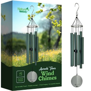 Nature's Melody Aureole Tunes Wind Chimes - 6-Tube Rustproof Aluminum Outdoor Windchime - 1 of 4