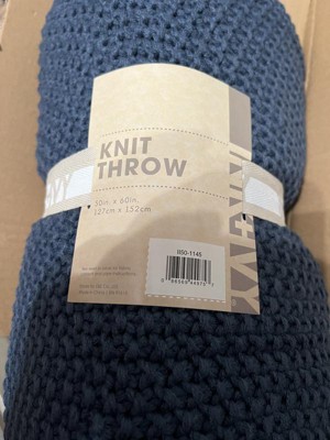 Hannah knitted 2024 throw target