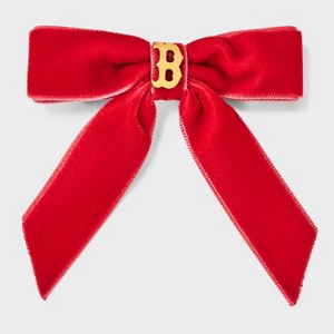 Bijoux Sport by Luv Aj MLB Logo Velvet Hair Bow - 1 of 2