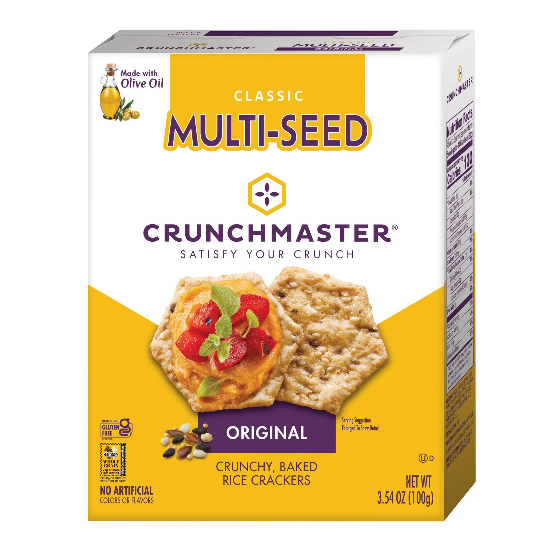 Crunchmaster Multi-Seed Original Crackers - 3.54oz
