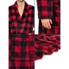 PAVILIA Mens Robe, Soft Bathrobe for Men, Fleece Warm Long Plush Microfiber Shawl Collar Pocket, Bath Shower Spa - 4 of 4