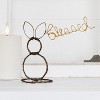 Transpac Wire Blessed Easter Bunny w/Pearls Home Decorations Easter - 2 of 2