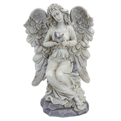 Design Toscano Nature's Blessing Angel Garden Statue - Off-White