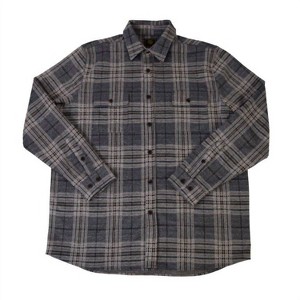 Men's 's Stretch Broken Check Brushed Flannel Shirt - F/X Fusion - 1 of 1