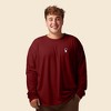 Dalix Astronaut Embroidered Cotton Classic Fit Long Sleeve Crewneck Tee Shirt Mens - 2 of 4
