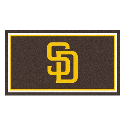 MLB San Diego Padres 3'x5' Plush Area Rug - Navy