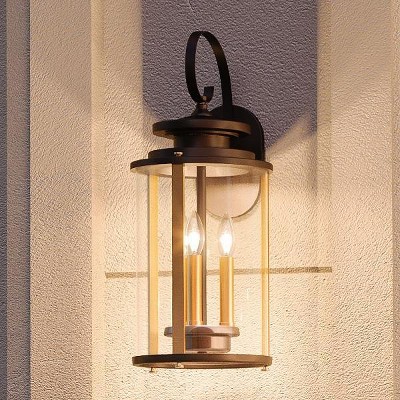 Urban Ambiance Luxury Rustic Outdoor Wall Light,  19.25"H x 8"W,  Olde Bronze Finish, UHP1120