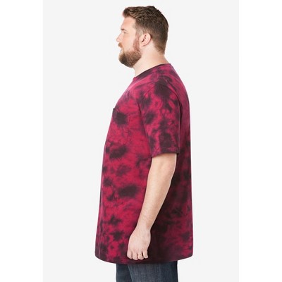 KingSize Shrink-Less Lightweight Longer-Length Crewneck Pocket T-Shirt