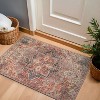 World Rug Gallery Savina Multicolor Traditional Indoor Rug – Washable Flatweave Construction with Non-Slip Backing - 2 of 4