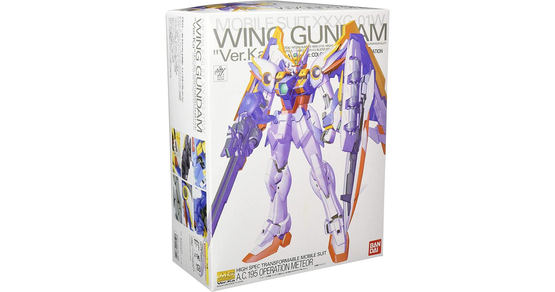 Bandai Hobby Gundam Wing XXXG-01W Wing Gundam Ver.Ka MG 1/100 Model Kit