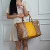 MKF Collection Raven Faux Crocodile-Embossed Women’s Duffle Bag by Mia K - 3 of 4