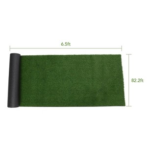 Artificial Grass Turf Fake Grass Rug for Patio, Outdoor Garden, Balcony, Dog Mat, Faux Grass with Drainage Holes - 1 of 4