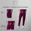 Valencia Jogger Scrub Pants for Women | Medical Scrub Pants | Women Scrub Pants - Red- X-Large - 4 of 4