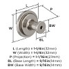 Amerock Faircrest Round Knob for Cabinets, Drawers, and Furniture - 4 of 4